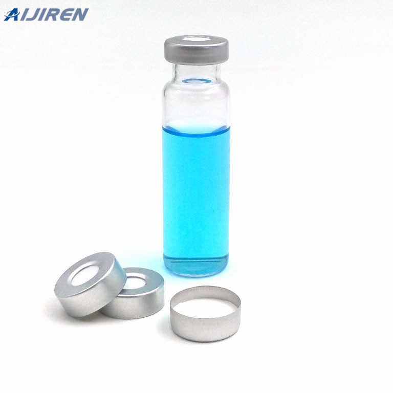 Flat Bottom Headspace Vials Silver Cap Manufacturer